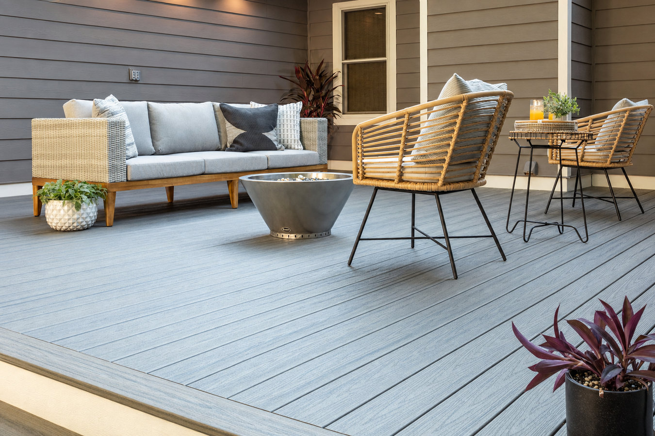 Trex deck installation in Amarillo, TX