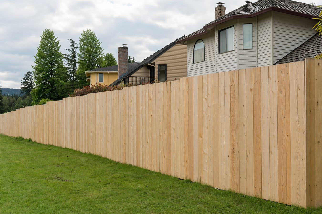Wood and privacy fence installation in Amarillo, TX
